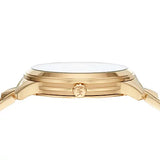 Shop Authentic Michael Kors Runway Mercer Crystals Gold Dial Gold Steel Strap Watch For Women - MK6714 - Luxxuri