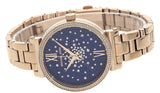  Shop Authentic Michael Kors Sofie Analog Quartz Blue Dial Rose Gold Steel Strap Watch For Women - MK3971 - Luxxuri