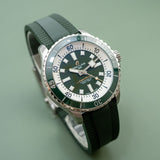 Shop Authentic Breitling Superocean Automatic 44 Green Dial Green Rubber Strap Watch for Men - A17376A31L1S1 - Luxxuri