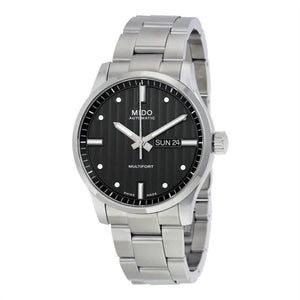  Shop Authentic Mido Multifort Automatic Gray Dial Silver Steel Strap Watch For Men - M005.430.11.061.80 - Luxxuri