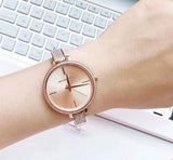  Shop Authentic Michael Kors Jaryn Quartz Rose Gold Dial Rose Gold Steel Strap Watch For Women - MK3785 - Luxxuri
