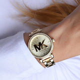  Shop Authentic Michael Kors Sofie Quartz Gold Dial Gold Steel Strap Watch For Women - MK4334 - Luxxuri