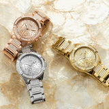  Shop Authentic Guess Frontier Diamonds Rose Gold Dial Rose Gold Steel Strap Watch For Women - W1156L3 - Luxxuri