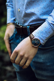  Shop Authentic Hugo Boss Classic Jackson Blue Dial Brown Leather Strap Watch for Men - 1513458 - Luxxuri