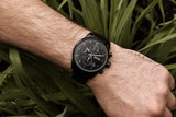  Shop Authentic Hugo Boss Rafale Chronograph Black Dial Black Leather Strap Watch For Men - 1513456 - Luxxuri