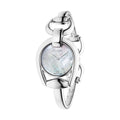  Shop Authentic Gucci Horsebit Collection Diamonds Mother of Pearl Dial Silver Steel Strap Watch For Women - YA139506 - Luxxuri