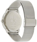  Shop Authentic Calvin Klein Minimal Grey Dial Silver Mesh Bracelet Watch for Men - K3M211Y3 - Luxxuri