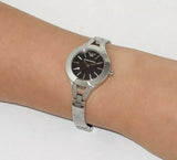  Shop Authentic Emporio Armani Classic Quartz Black Dial Silver Steel Strap Watch For Women - AR7328 - Luxxuri