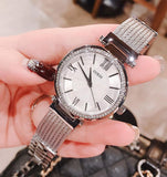  Shop Authentic Guess Soho Silver DIal Stainless Steel Mesh Bracelet Watch For Women - W0638L1 - Luxxuri