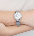  Shop Authentic Guess Muse Quartz White Dial Silver Steel Strap Watch For Women - W1008l1 - Luxxuri