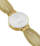  Shop Authentic Guess Chiffon Gold Dial Gold Mesh Bracelet Watch For Women - W1083L2 - Luxxuri