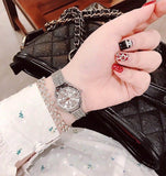  Shop Authentic Guess Whisper Silver Dial Silver Mesh Bracelet Watch for Women - W1084L1 - Luxxuri