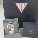  Shop Authentic Guess G-Twist Silver Dial Silver Steel Strap Watch for Women - W1082L1 - Luxxuri