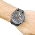  Shop Authentic Diesel  Mega Chief Chronograph Grey Dial Grey Steel Strap Watch For Men - DZ4421 - Luxxuri