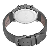  Shop Authentic Hugo Boss Architectural Grey Dial Grey Leather Strap Watch for Men - 1513570 - Luxxuri