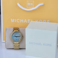  Shop Authentic Michael Kors Kerry Mother of Pearl Dial Gold Steel Strap Watch for Women - MK3481 - Luxxuri