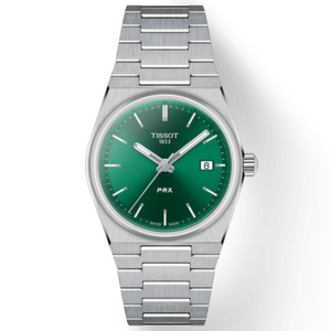  Shop Authentic Tissot PRX Quartz Green Dial Steel Silver Steel Strap Watch for Men - T137.410.11.081.00 - Luxxuri