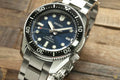 Seiko Prospex Sea Automatic Diver Green Dial Silver Steel Strap Watch For Men - SPB187J1