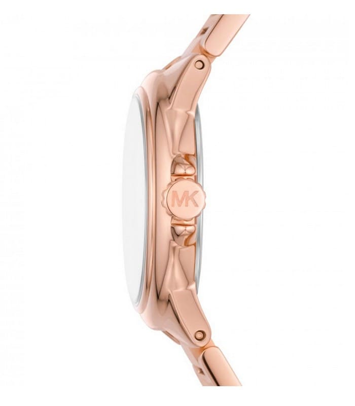  Shop Authentic Michael Kors Hartman Analog White Dial Rose Gold Steel Strap Watch For Women - MK3673 - Luxxuri