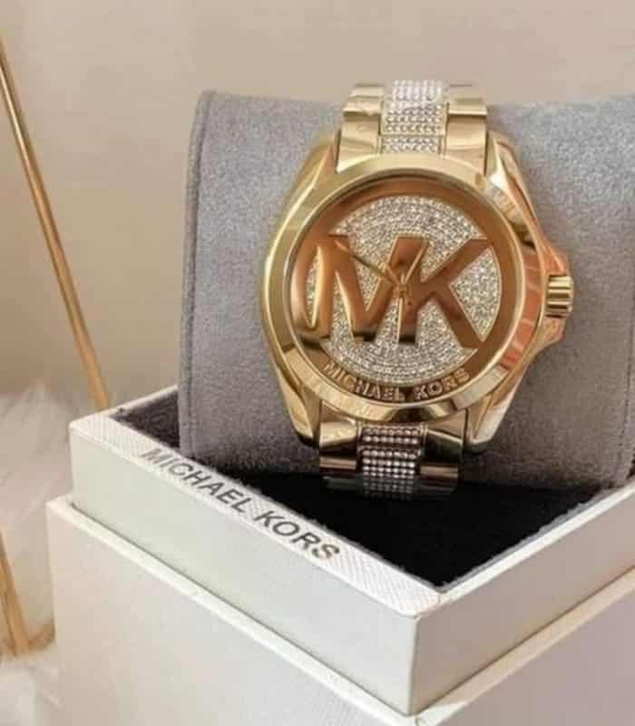  Shop Authentic Michael Kors Bradshaw Gold Dial Gold Steel Strap Watch for Women - MK6487 - Luxxuri