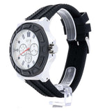  Shop Authentic Guess Force Analog Quartz White Dial Black Rubber Strap Watch For Men - W0674G3 - Luxxuri