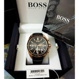  Shop Authentic Hugo Boss Driver Black Dial Black Leather Strap Watch for Men - 1513092 - Luxxuri