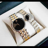  Shop Authentic Movado Veturi Quartz Black Dial Two Tone Steel Strap Watch for Men - 0606932 - Luxxuri