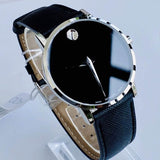  Shop Authentic Movado Museum Classic Black Dial Black Leather Strap Watch for Men - 0607194 - Luxxuri