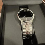  Shop Authentic Movado Museum Classic Diamonds Black Dial Silver Steel Strap Watch for Men - 0607201 - Luxxuri