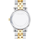  Shop Authentic Movado Museum Classic Diamonds Black Dial Two Tone Steel Strap Watch for Men - 0607202 - Luxxuri