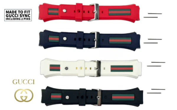  Shop Authentic Gucci SYNC XXL White Dial White Rubber Strap Watch For Men - YA137102 - Luxxuri