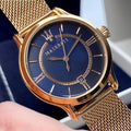  Shop Authentic Maserati Epoca Blue Dial Rose Gold Mesh Strap Watch For Women - R8853118503 - Luxxuri