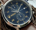  Shop Authentic Maserati Epoca Chronograph Blue Dial Brown Leather Strap Watch For Men - R8871618001 - Luxxuri