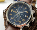  Shop Authentic Maserati Epoca Chronograph Blue Dial Brown Leather Strap Watch For Men - R8871618001 - Luxxuri