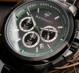  Shop Authentic Maserati Royale Chronograph Black Dial Black Steel Strap Watch For Men - R8873637004 - Luxxuri