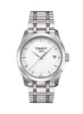  Shop Authentic Tissot T Trend Couturier White Dial Silver Steel Strap Watch For Women - T035.210.11.011.00 - Luxxuri