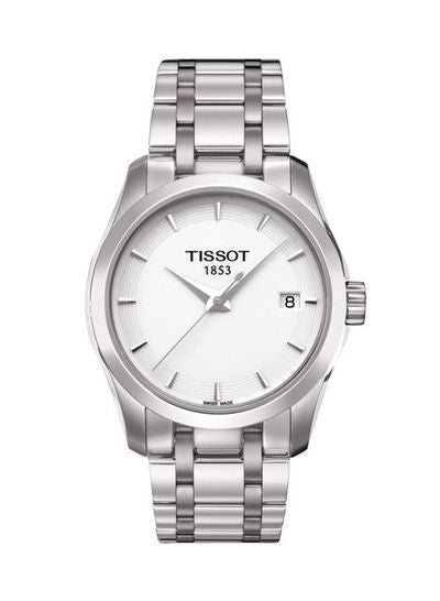  Shop Authentic Tissot T Trend Couturier White Dial Silver Steel Strap Watch For Women - T035.210.11.011.00 - Luxxuri