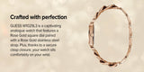  Shop Authentic Guess Vanity Rose Gold Dial Rose Gold Steel Strap Watch for Women - W1029L3 - Luxxuri