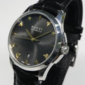  Shop Authentic Gucci G Timeless Automatic Black Dial Black Leather Strap Watch For Women - YA126469 - Luxxuri