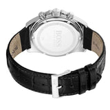  Shop Authentic Hugo Boss Hero Chronograph Black Dial Black Leather Strap Watch For Men - 1513752 - Luxxuri