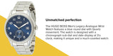  Shop Authentic Hugo Boss Legacy Blue Dial Silver Steel Strap Watch for Men - 1513707 - Luxxuri
