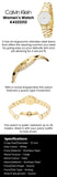  Shop Authentic Calvin Klein Simplicity White Dial Gold Steel Strap Watch for Women - K4323212 - Luxxuri