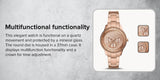  Shop Authentic Fossil Stella Sport Multifunction Rose Gold Dial Rose Gold Steel Strap Watch for Women - ES5106 - Luxxuri