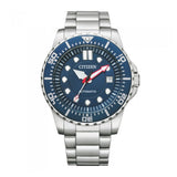  Shop Authentic Citizen Promaster Mechanical Blue Dial Silver Steel Strap Watch For Men - NJ0121-89L - Luxxuri