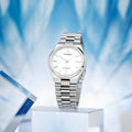  Shop Authentic Citizen Tsuyosa Automatic White Dial Silver Steel Strap Watch For Men - NJ0150-81A - Luxxuri