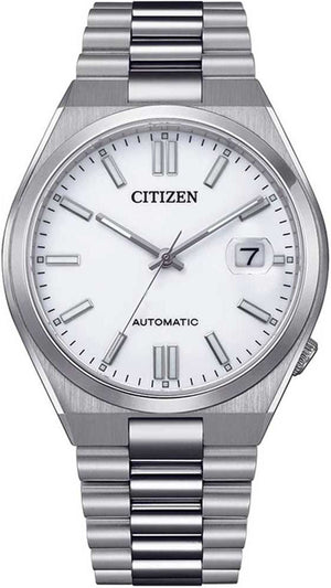  Shop Authentic Citizen Tsuyosa Automatic White Dial Silver Steel Strap Watch For Men - NJ0150-81A - Luxxuri