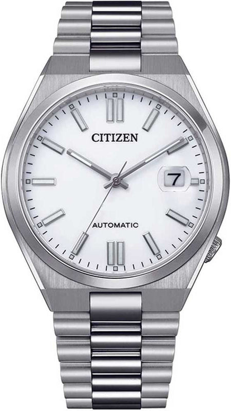  Shop Authentic Citizen Tsuyosa Automatic White Dial Silver Steel Strap Watch For Men - NJ0150-81A - Luxxuri