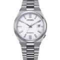  Shop Authentic Citizen Tsuyosa Automatic White Dial Silver Steel Strap Watch For Men - NJ0150-81A - Luxxuri