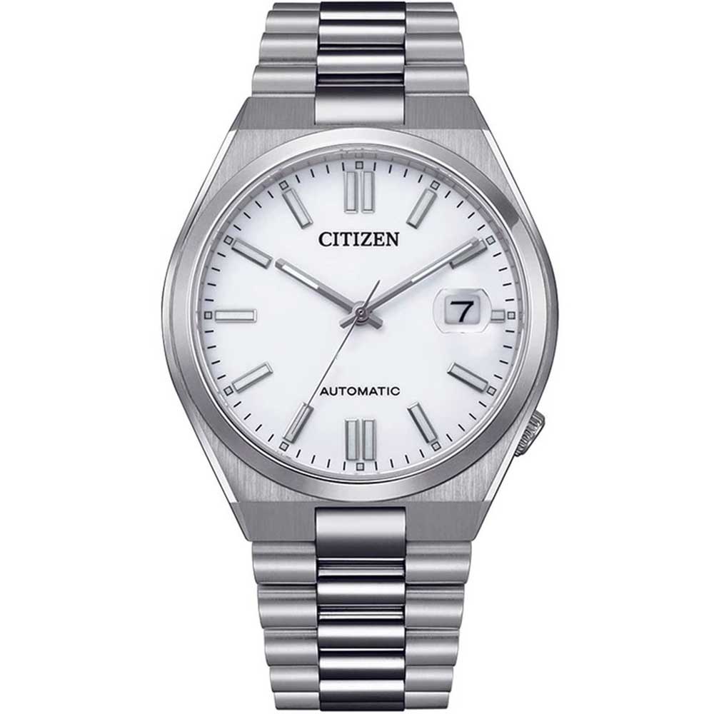  Shop Authentic Citizen Tsuyosa Automatic White Dial Silver Steel Strap Watch For Men - NJ0150-81A - Luxxuri