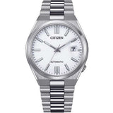  Shop Authentic Citizen Tsuyosa Automatic White Dial Silver Steel Strap Watch For Men - NJ0150-81A - Luxxuri